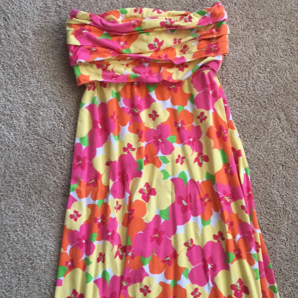 Lilly Pulitzer floral maxi XS